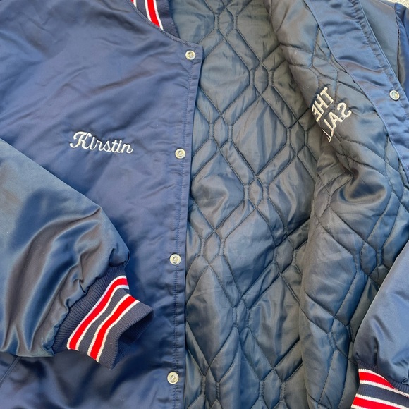 Vintage Satin Bomber Jacket - Picture 2 of 3